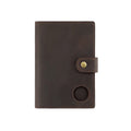 CESAR genuine leather passport holder travel wallet with AirTag slot - Jouloud