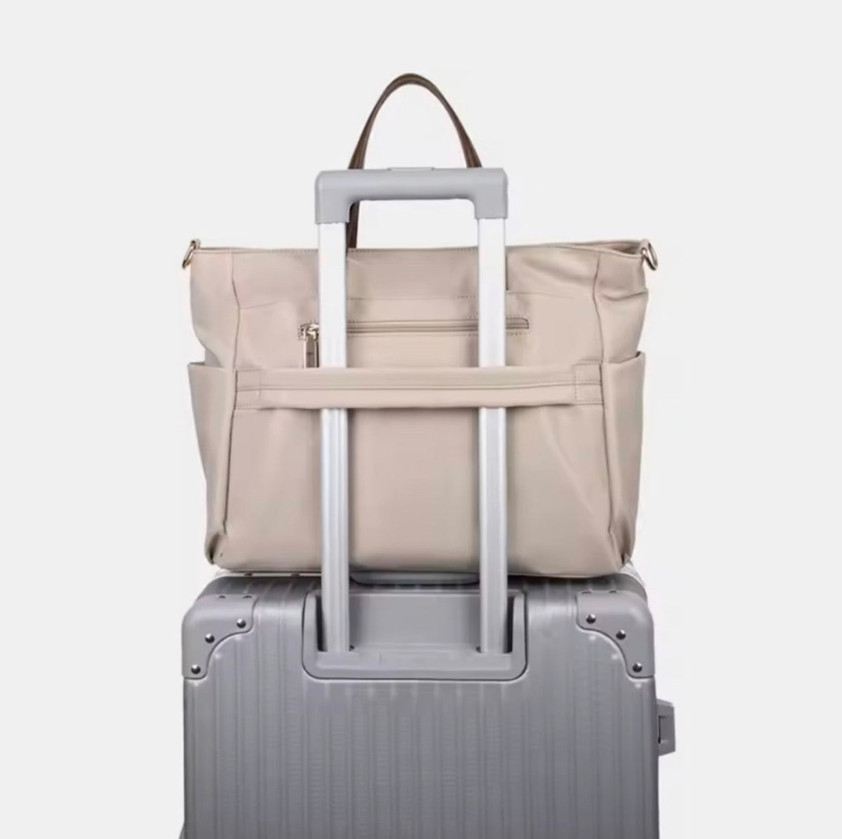 NOUR women's water-resistant Oxford laptop tote bag - Jouloud