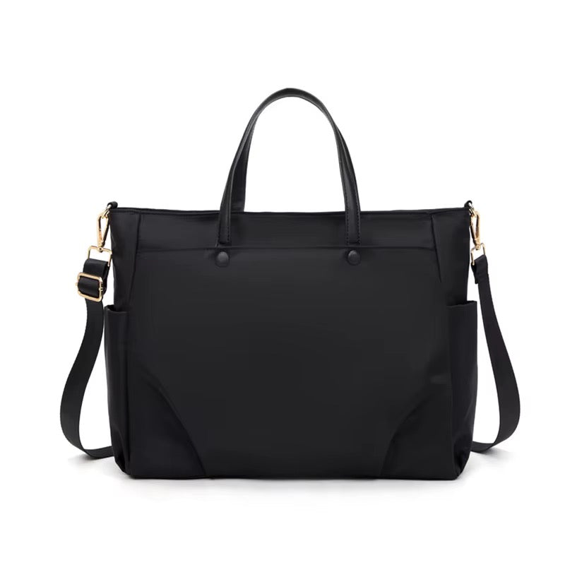 NOUR women's water-resistant Oxford laptop tote bag - Jouloud