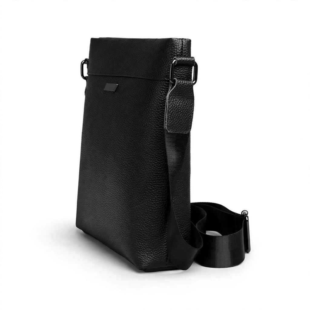 RAVEN men's genuine top grain leather crossbody bag - Jouloud