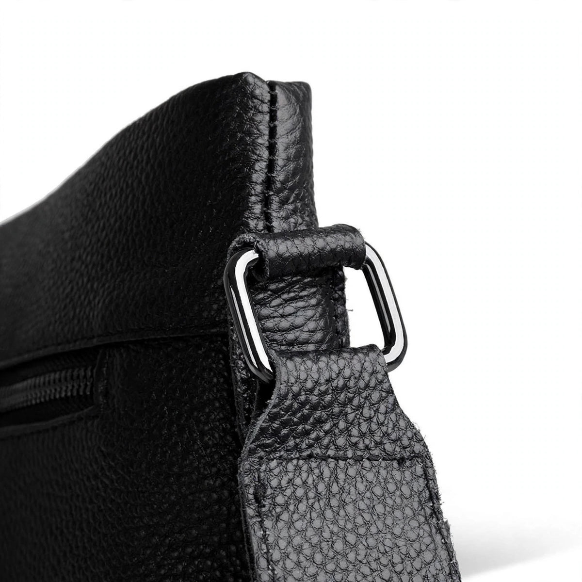 RAVEN men's genuine top grain leather crossbody bag - Jouloud