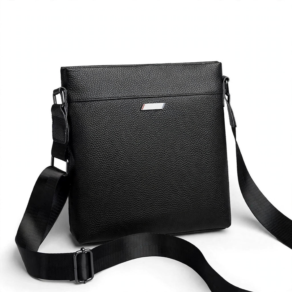 RAVEN men's genuine top grain leather crossbody bag - Jouloud