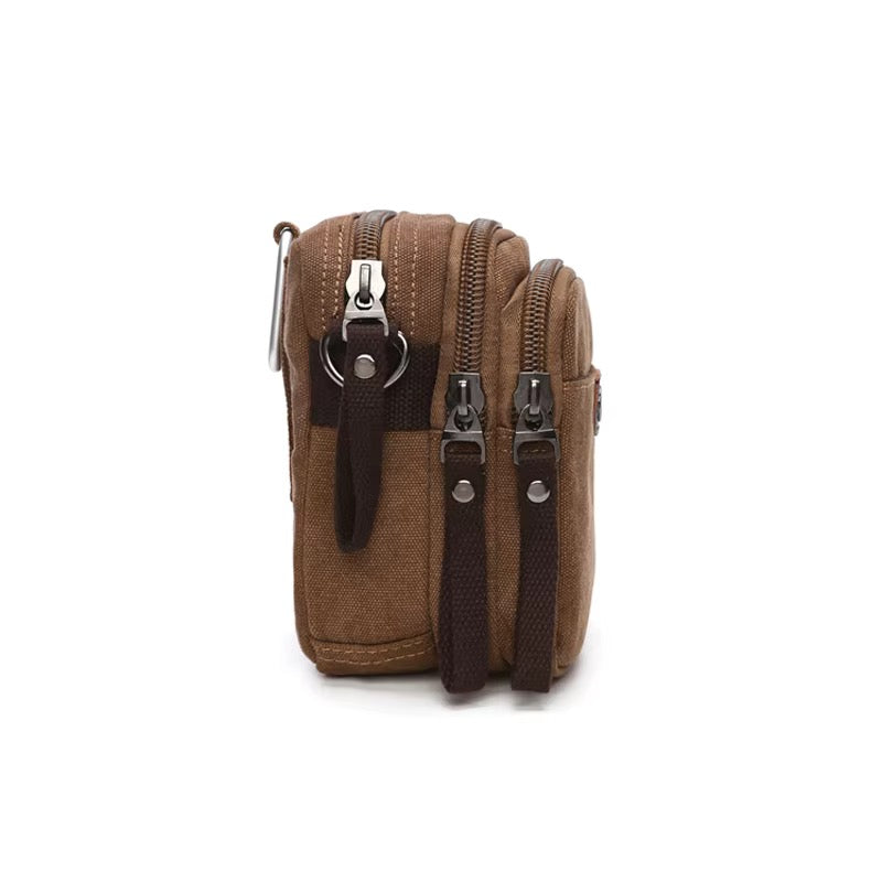 MILO mini heavy-duty canvas crossbody sling bag - Jouloud