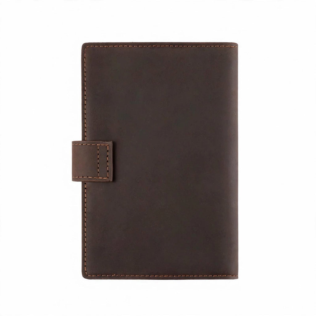 CESAR genuine leather passport holder travel wallet with AirTag slot - Jouloud