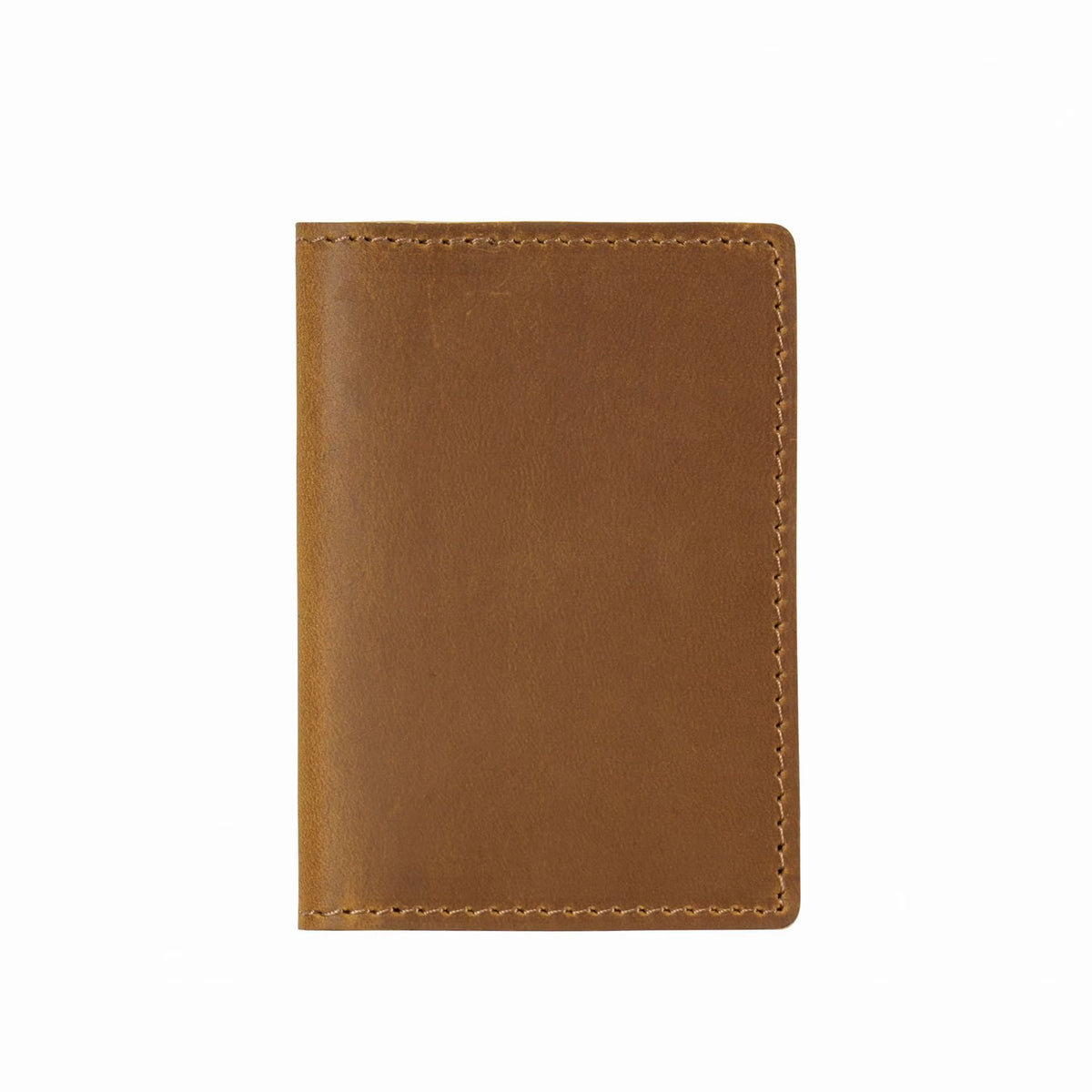 FABIO slim genuine Crazy Horse leather bifold card holder - Jouloud