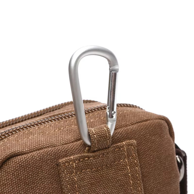 MILO mini heavy-duty canvas crossbody sling bag - Jouloud