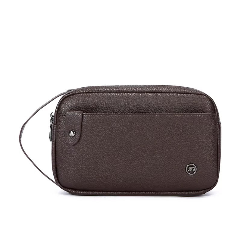 MONO LONDON men's minimalist PU leather hand clutch - Jouloud