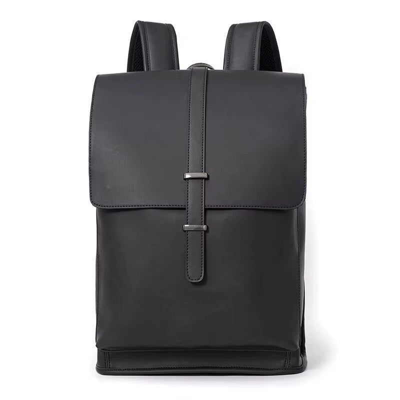 VALTERO slim vegan leather executive laptop backpack - Jouloud