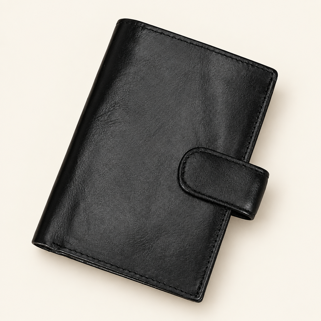 MARCO men's vintage genuine leather tri-fold wallet - Jouloud